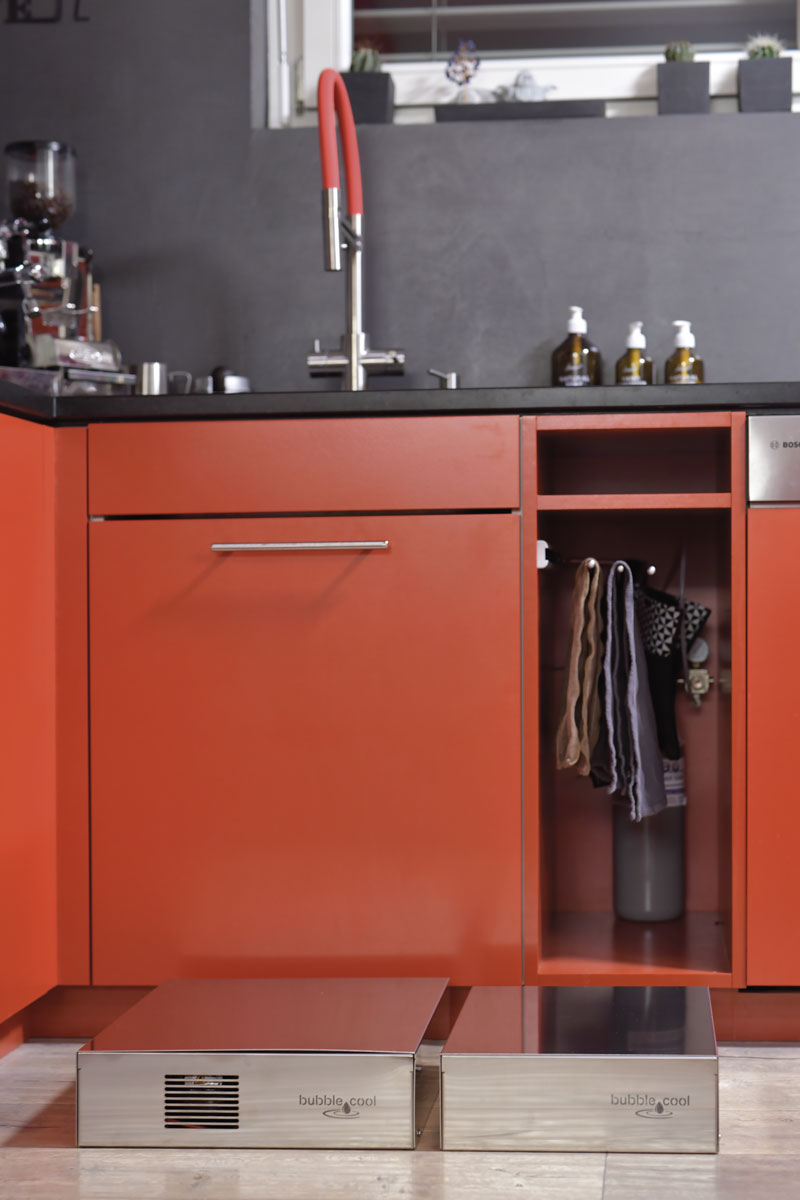 bubble-cool: Küchensockel Filter Anlage bubble-cool: Küchensockel Filter Anlage