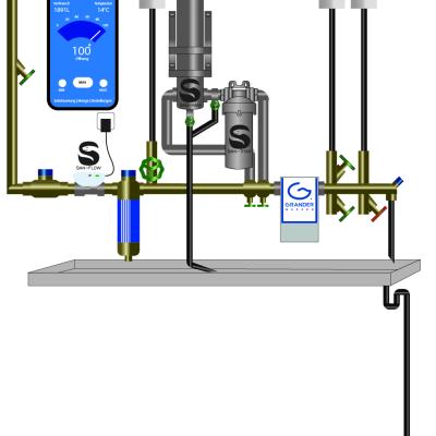 SAN-MAXI: esempio di montaggio a parete in una casa unifamiliare