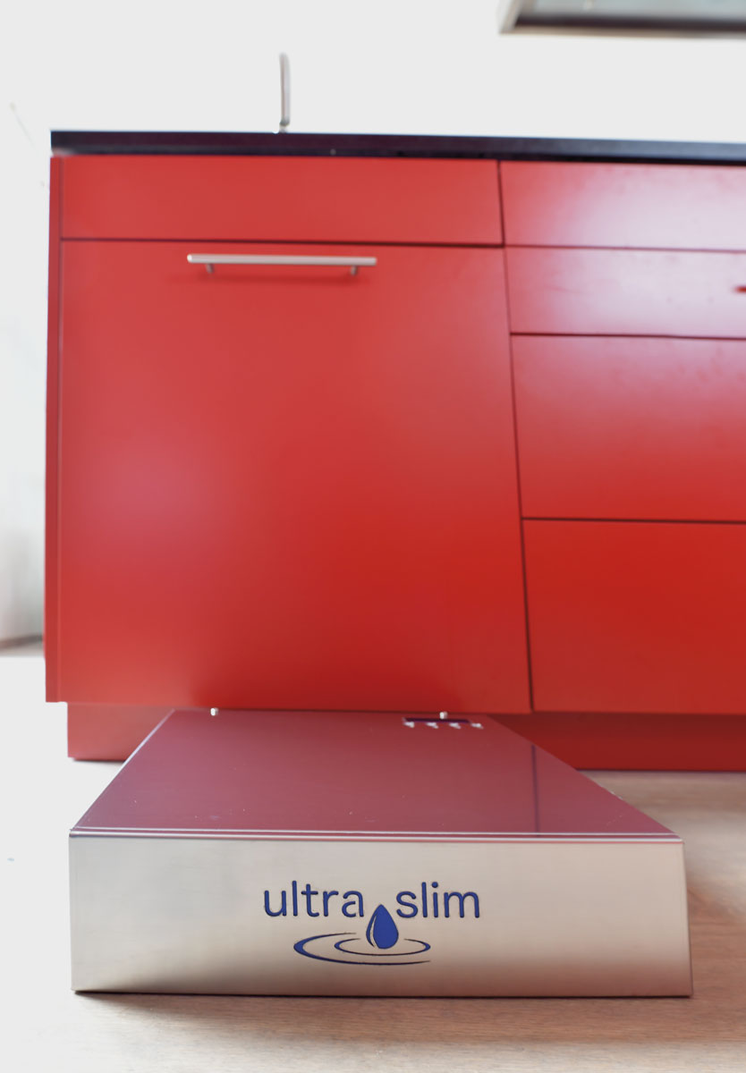 ultra-slim: Système de filtration pour socle de cuisine 